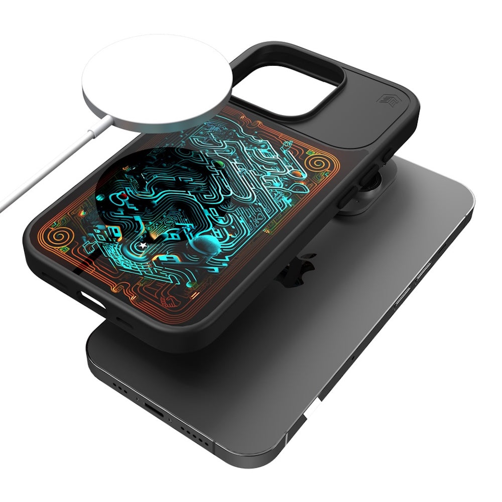 STM Reveal Warm Magsafe Case iPhone 15 Pro - Black Realm
