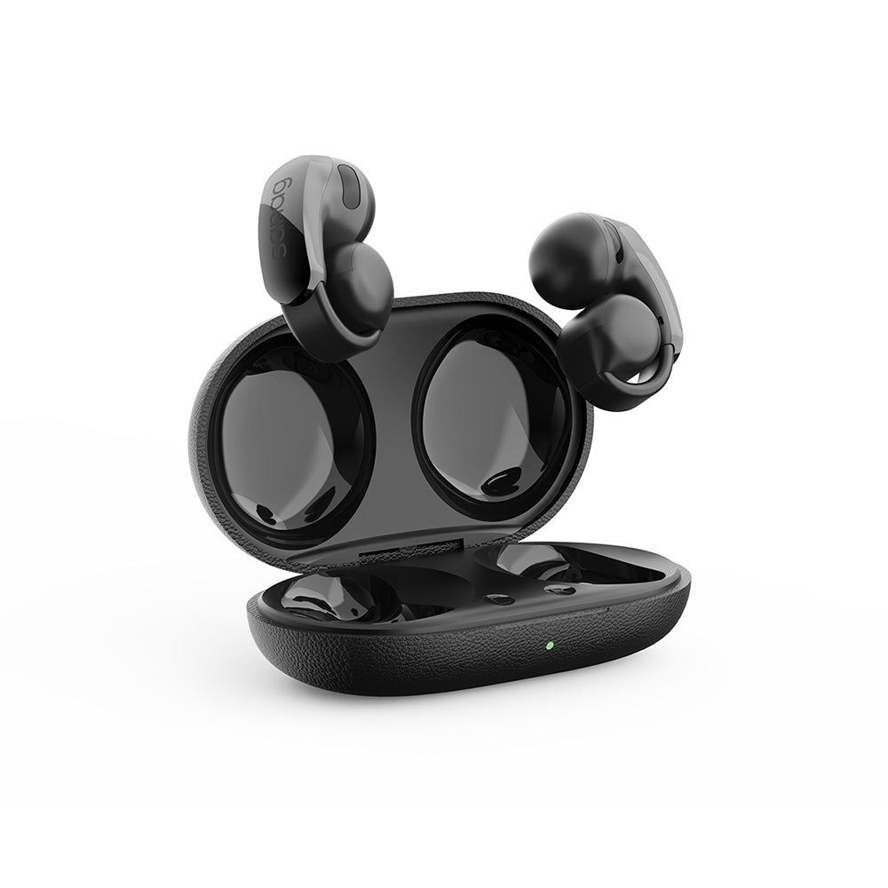 Sanag S9S AI Ear Clip-on Wireless Bluetooth Earphones Black