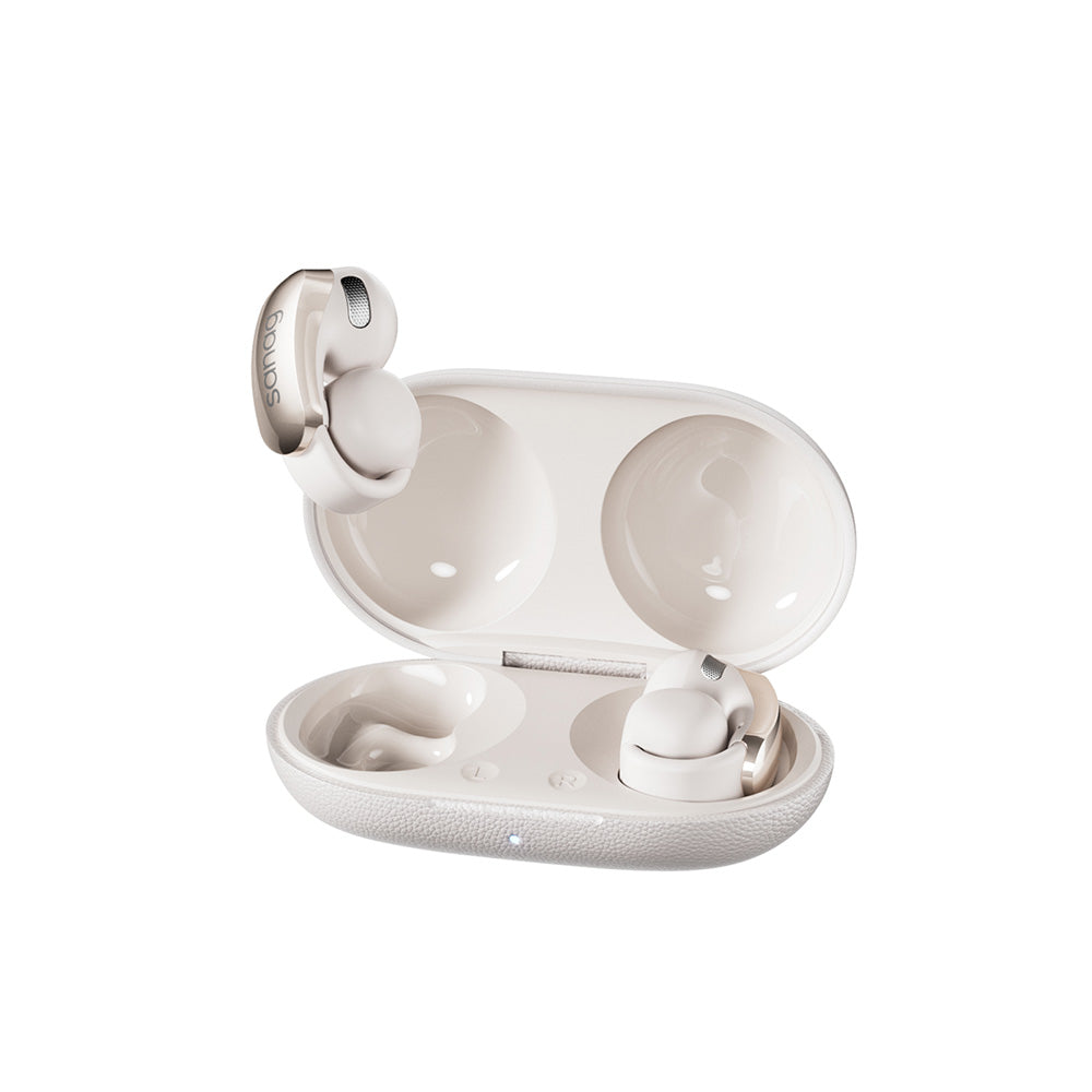 Sanag S9S AI Ear Clip-on Wireless Bluetooth Earphones Cream