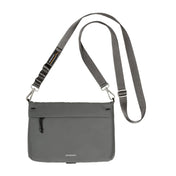 MAGEASY 2L Sacoche Utility Crossbody Bag + Strap Phone Lanyard 20mm - Graphite Black/Concrete Gray