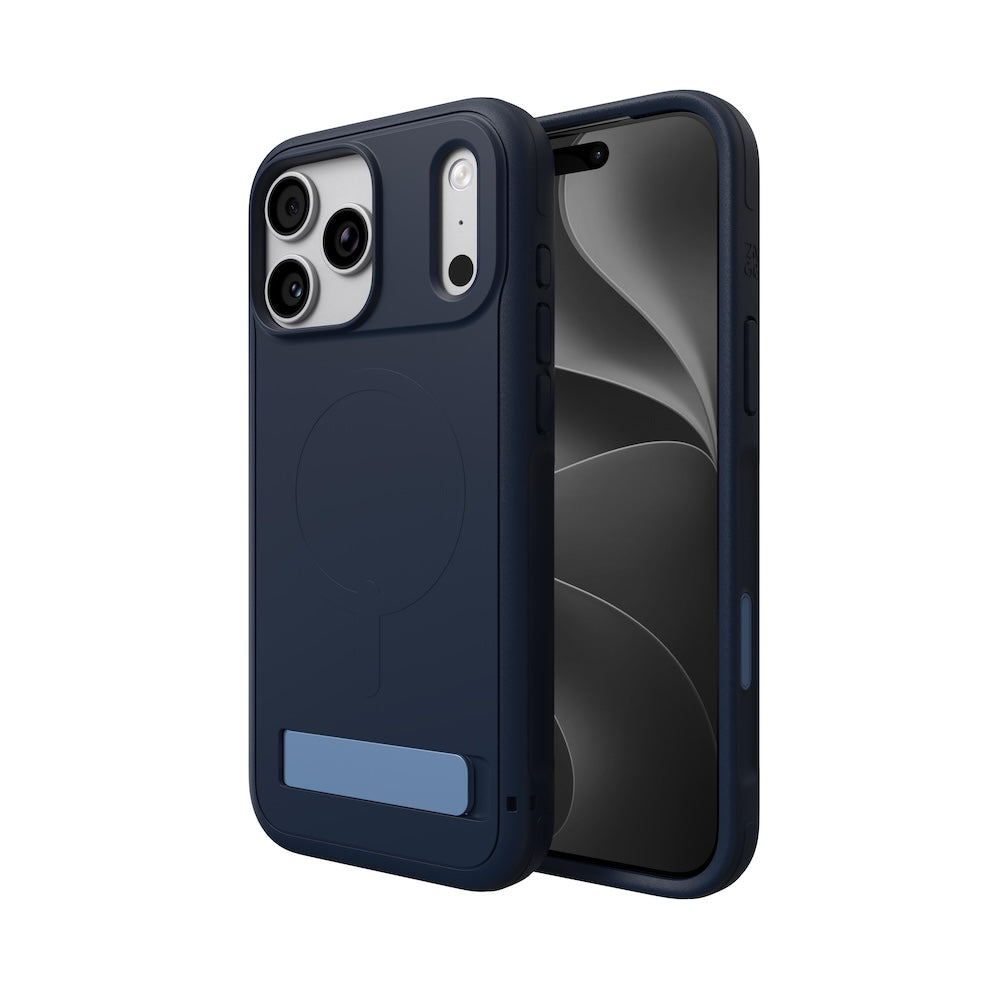ZAGG Sedona Snap KickStand Case iPhone 17/18 Pro Max Navy