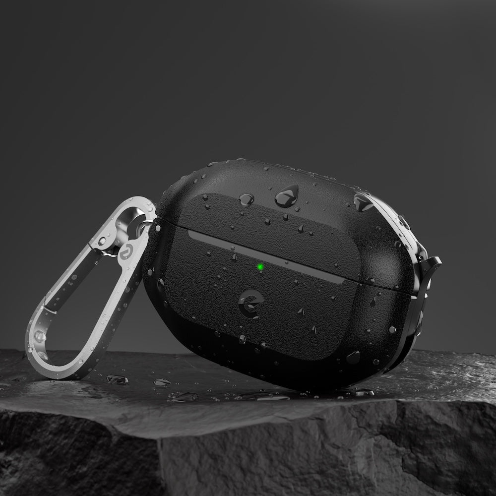 KeyBudz ElementProof Series Waterproof Case AirPods Pro 3 - Carbon Black