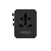 Sunshine ApexCharge GaN III 45W Travel Adapter - Black