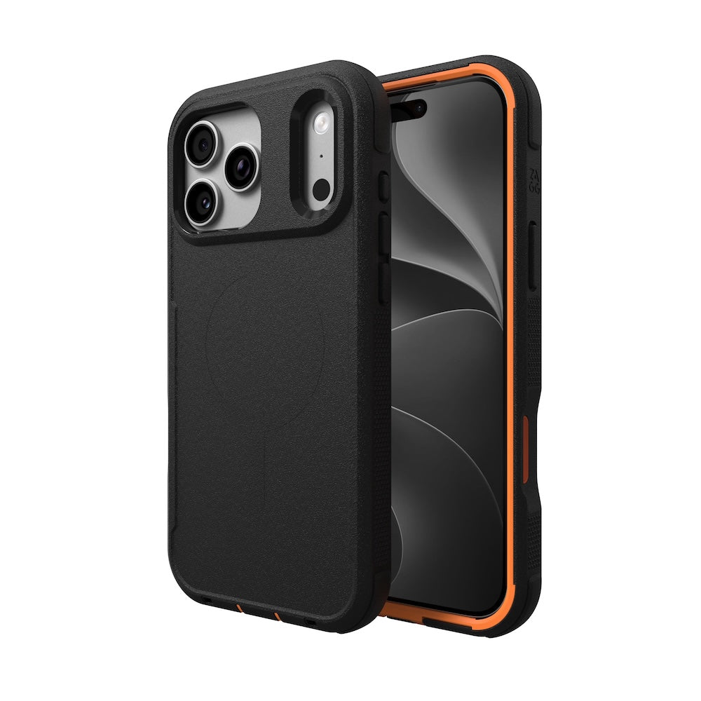 ZAGG Teton Snap KickStand Case iPhone 18 Pro Max Electric Orange