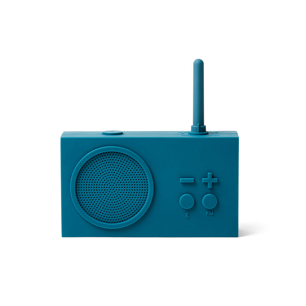 Lexon Tykho 3 Bluetooth Speaker + Radio Duck Blue