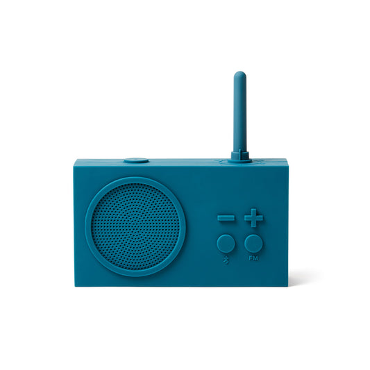 Lexon Tykho 3 Bluetooth Speaker + Radio Duck Blue