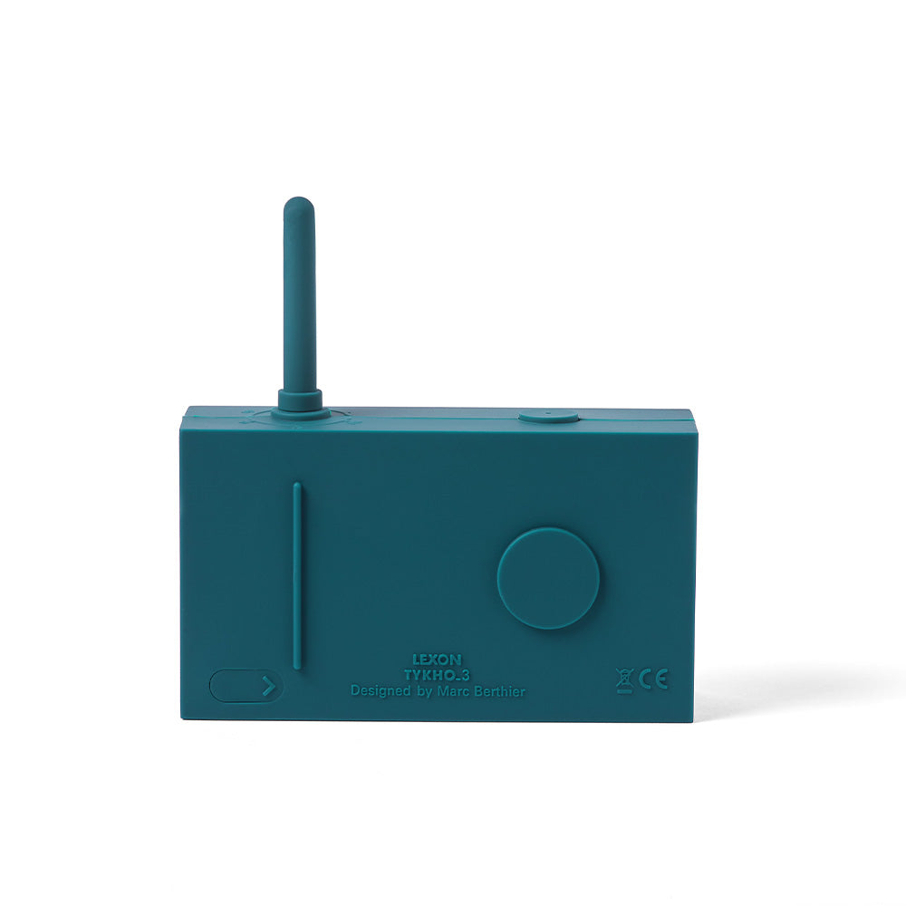 Lexon Tykho 3 Bluetooth Speaker + Radio Duck Blue