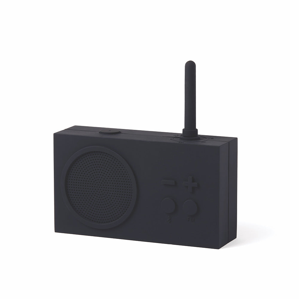 Lexon Tykho 3 Bluetooth Speaker + Radio Pure Black