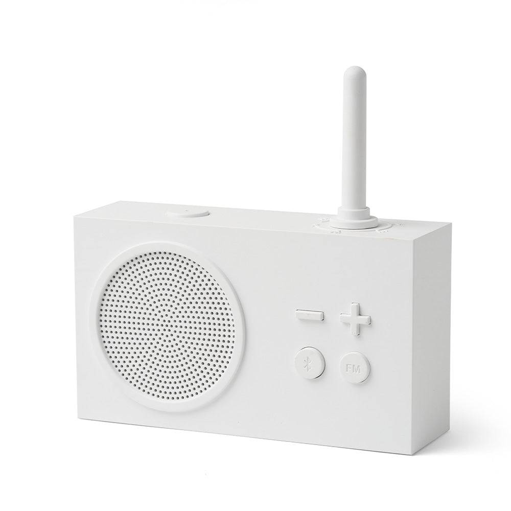 Lexon Tykho 3 Bluetooth Speaker + Radio White