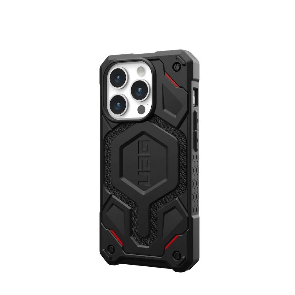UAG Monarch Pro for Magsafe iPhone 15 Pro Case - Kevlar Black