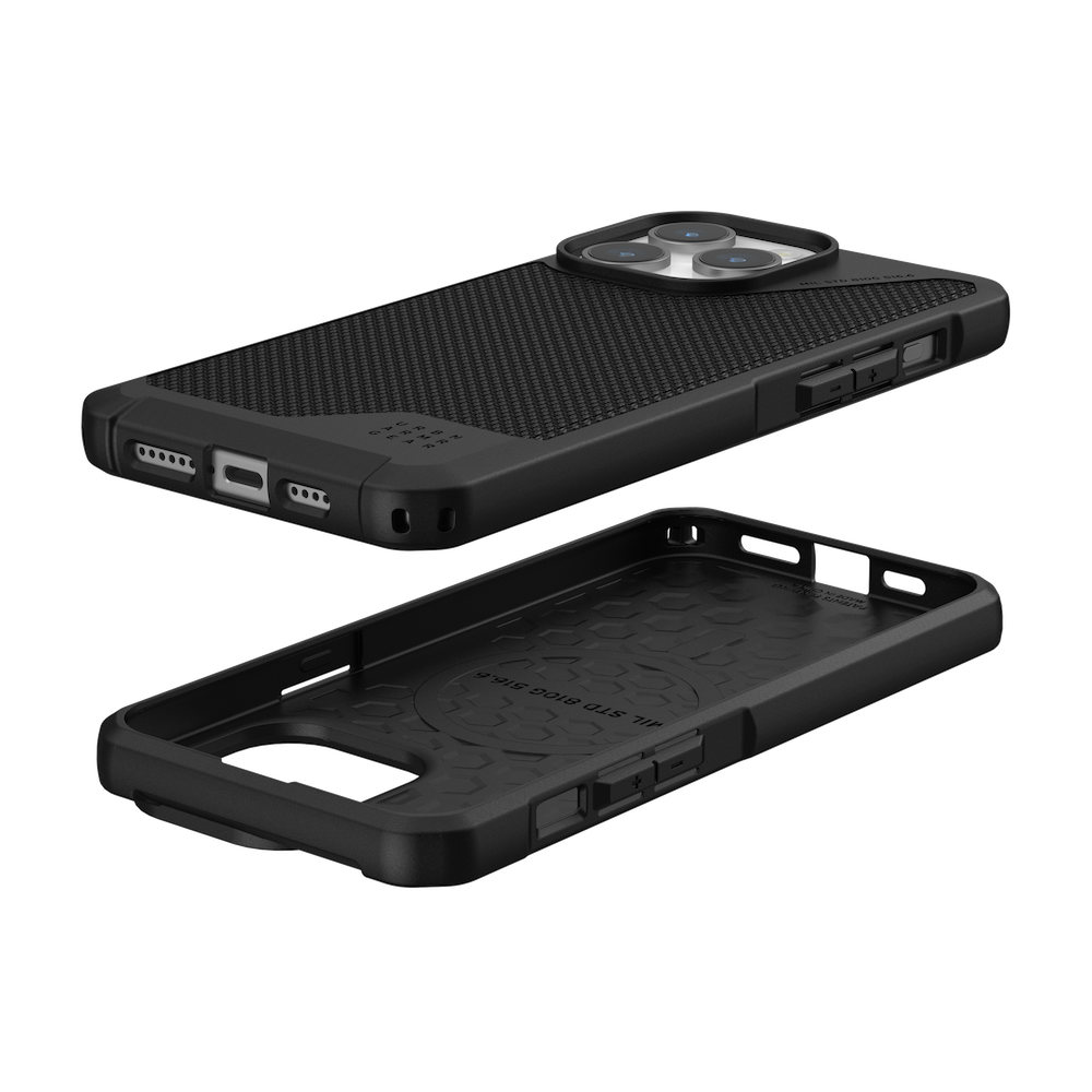 UAG Metropolis LT for Magsafe iPhone 15 Pro Max Case - Kevlar Black