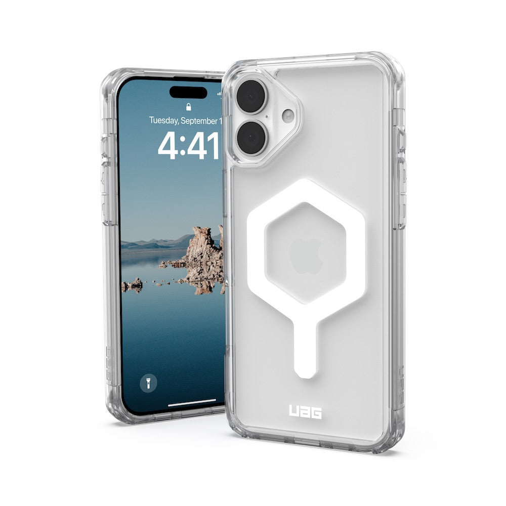 UAG iPhone 16 Plus Plyo Magsafe Ice/White