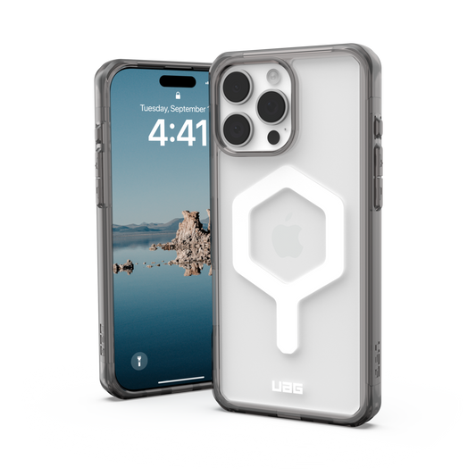 UAG iPhone 16 Pro Max Plyo Magsafe Ash/White