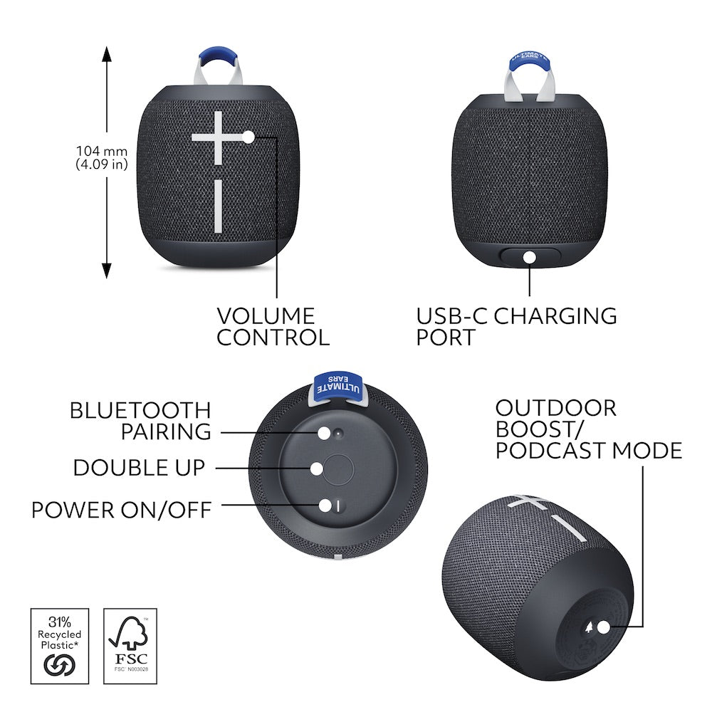 Ultimate Ears Wonderboom 4 - Active Black