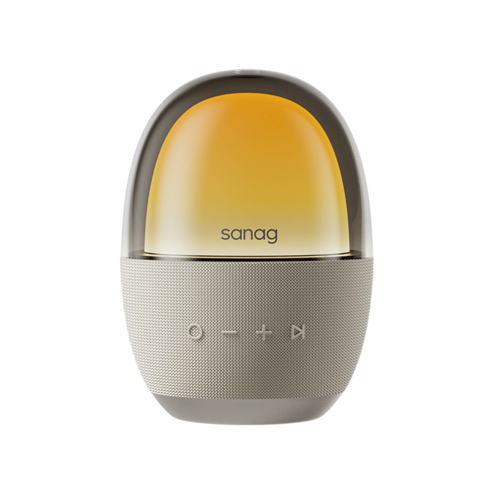 Sanag V33 Glazed Moon Wireless Portable Bluetooth Speaker Cream