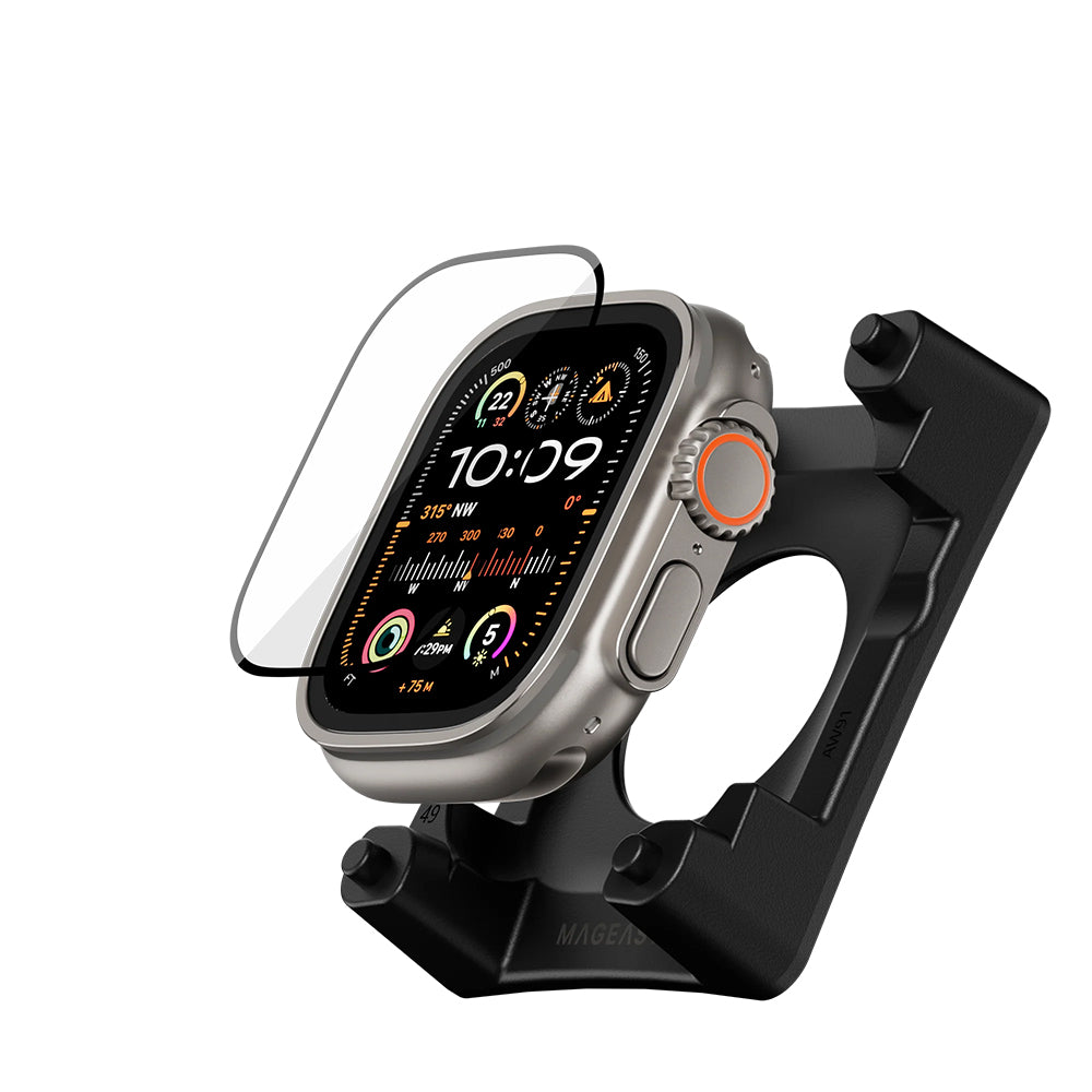 MagEasy Vetro 3D+ Full Screen Protector with EasyAligner for Apple Watch Ultra 1/2/3