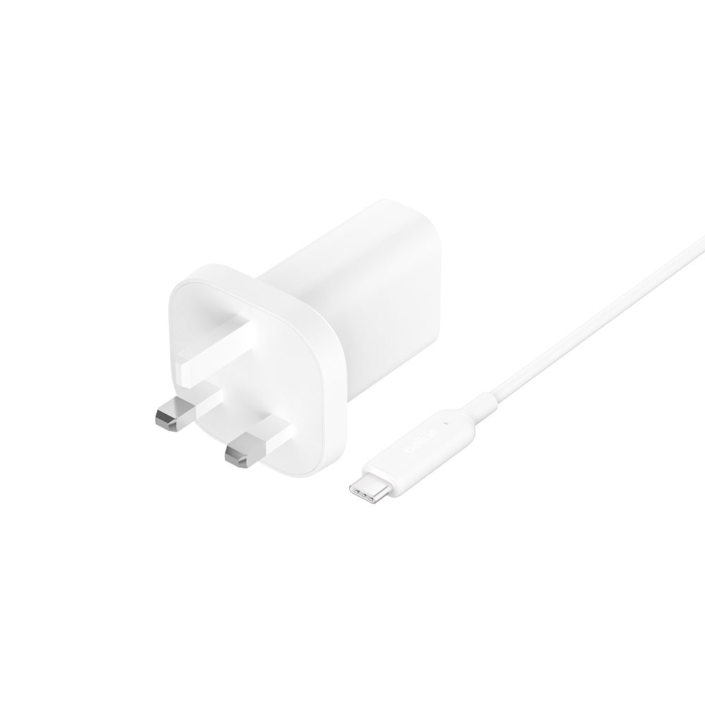 Belkin UltraCharge Magnetic Charger with Qi2 25W Square Puck White