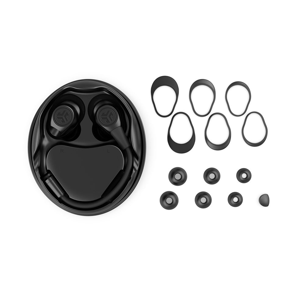 JLab Work Buds True Wireless Earbuds - Black