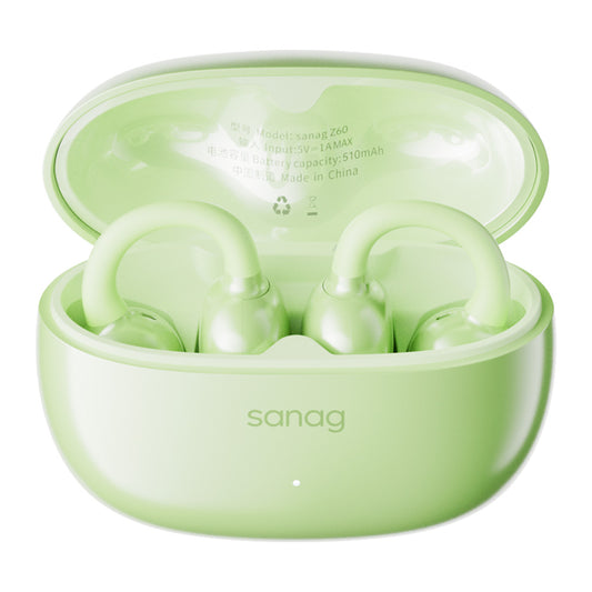 Sanag Z60S Ear Clip-on Wireless Bluetooth Earphones Green