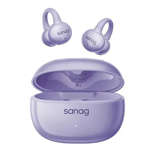 Sanag Z60S Ear Clip-on Wireless Bluetooth Earphones Purple