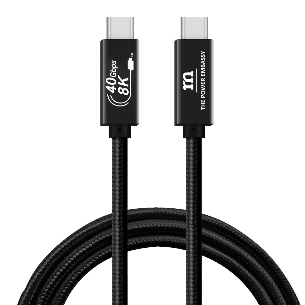 Red Monster Airnergy 8K Thunderbolt 3 USB-C to C 240W 2m Black