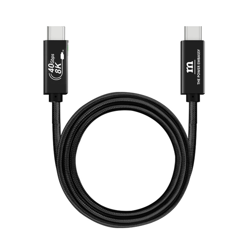 Red Monster Airnergy 8K Thunderbolt 3 USB-C to C 240W 2m Black