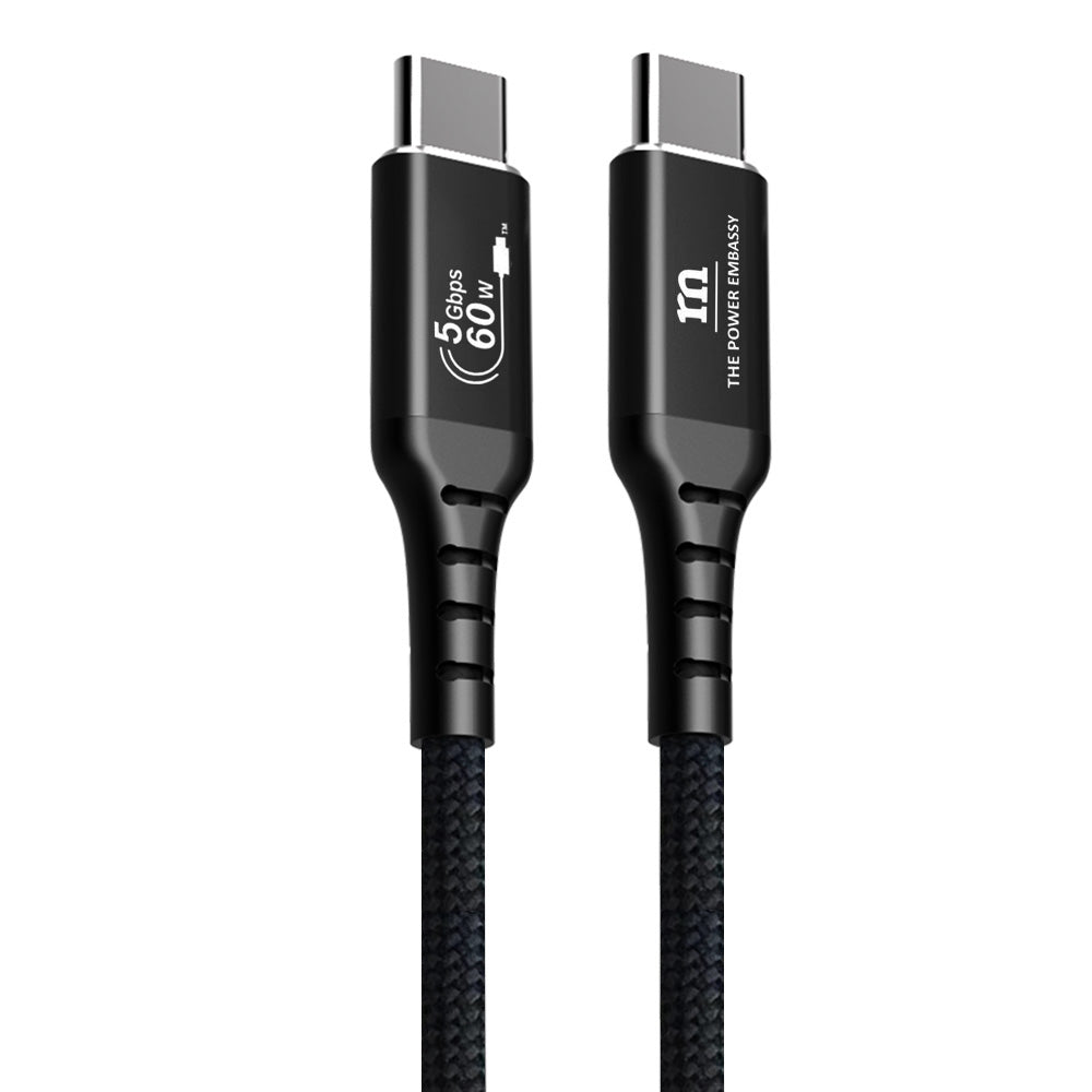 Red Monster Airnergy USB-C to C 60W 20cm Black