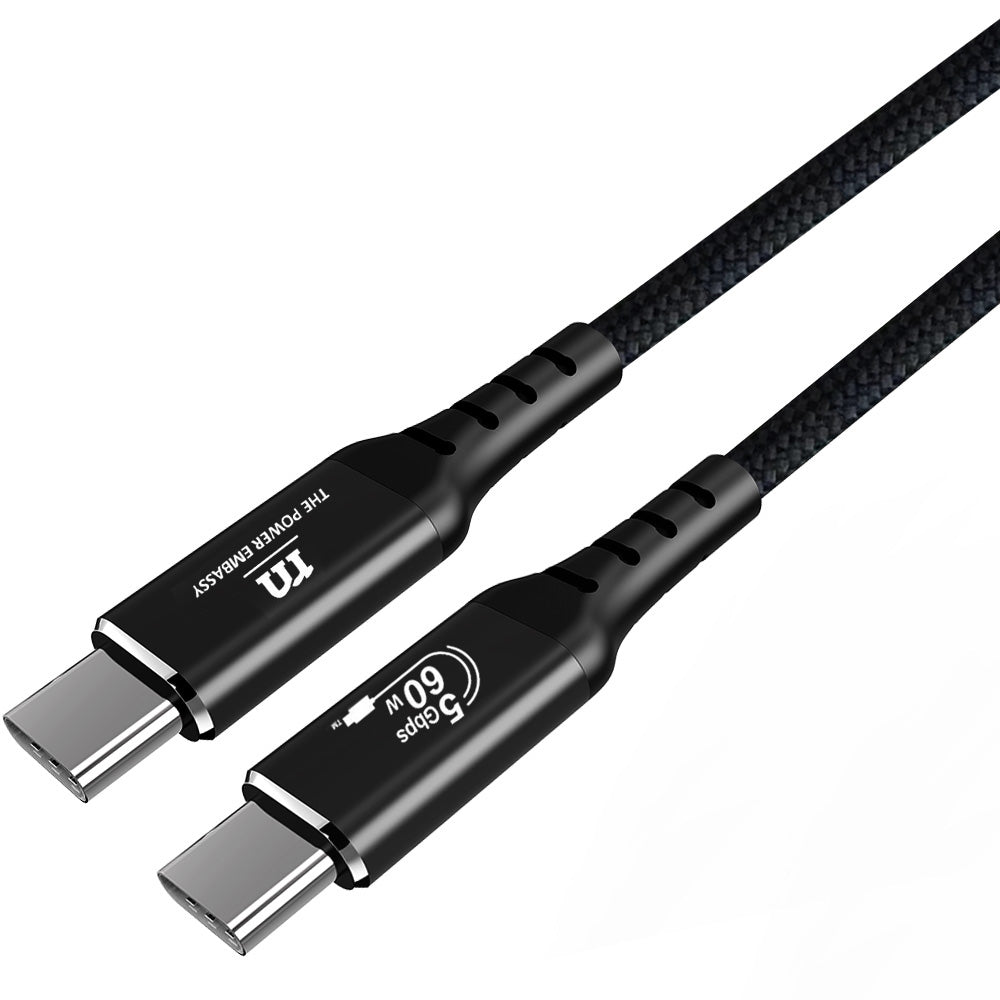 Red Monster Airnergy USB-C to C 60W 20cm Black