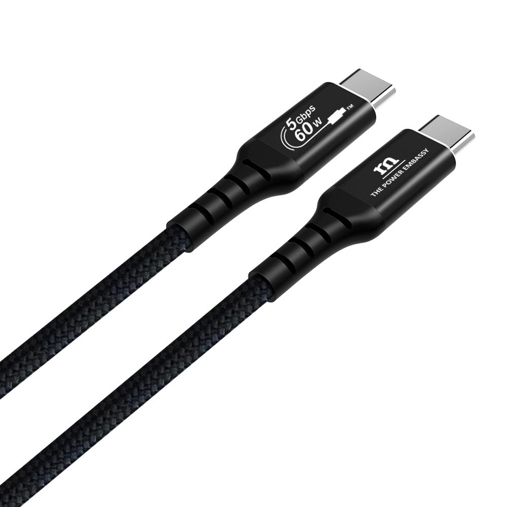 Red Monster Airnergy USB-C to C 60W 20cm Black