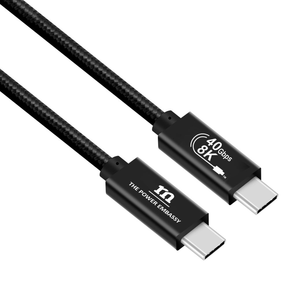 Red Monster Airnergy 8K Thunderbolt 3 USB-C to C 240W 2m Black