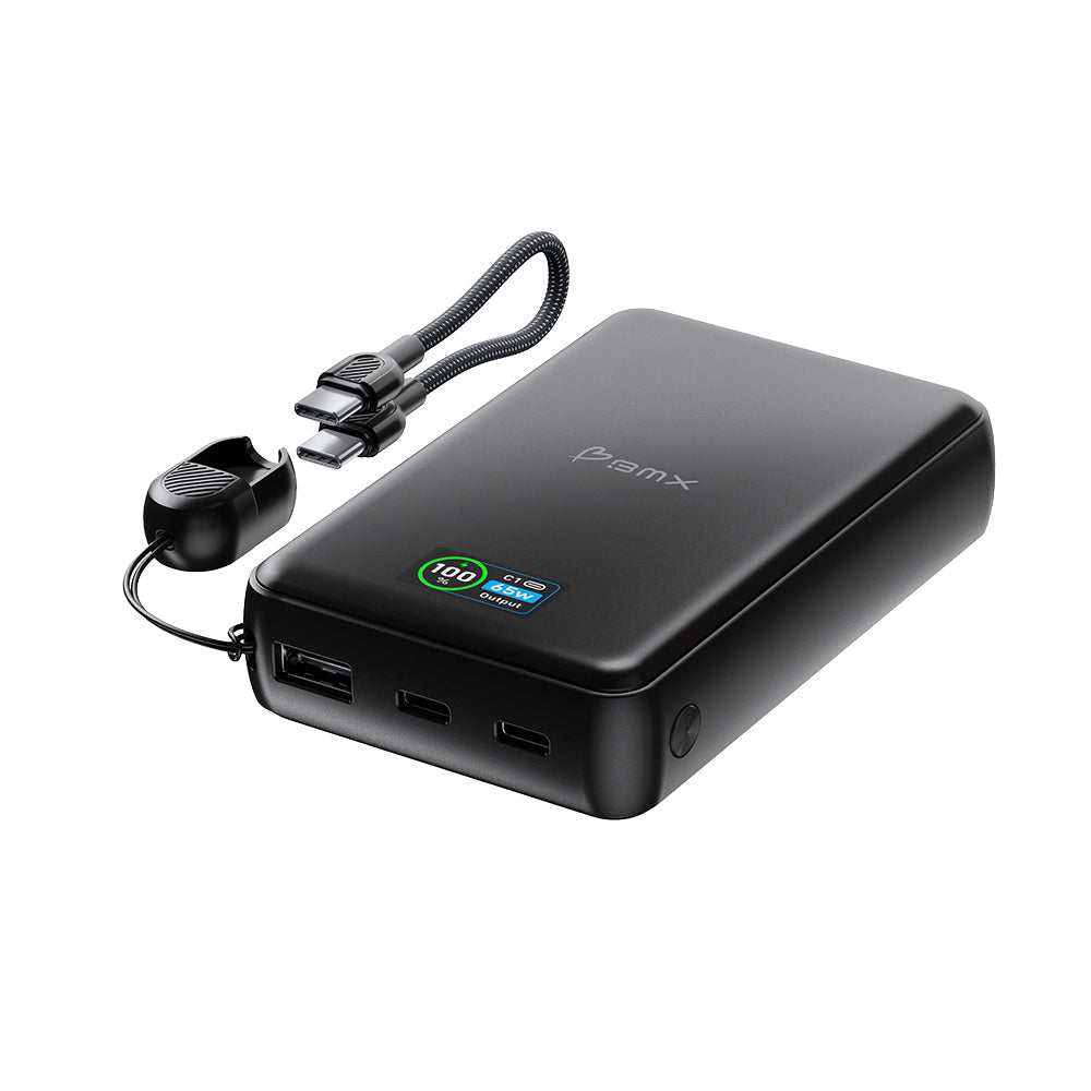BMX 15000mAh 65W Solid State Power Bank Black B2-15-BK