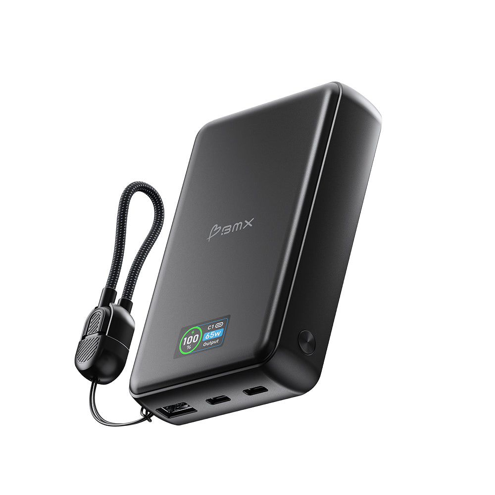 BMX 15000mAh 65W Solid State Power Bank Black B2-15-BK