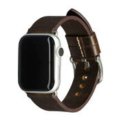 dbramante1928 Bornholm Watch Strap for Apple Watch 42/44/45/46 (2024)/49mm – Brown/Silver