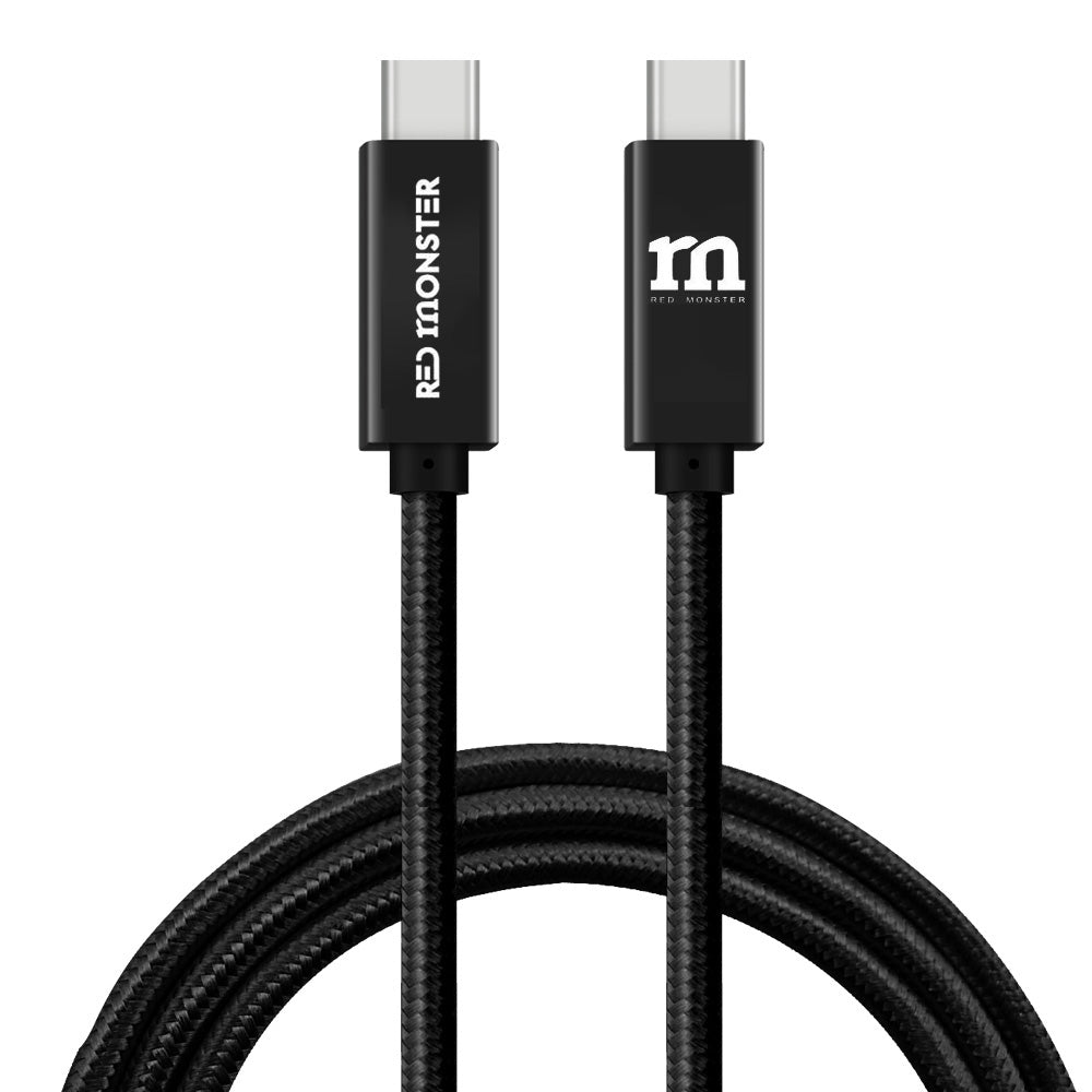 Red Monster Airnergy 8K Thunderbolt 3 USB-C to C 240W 2m Black