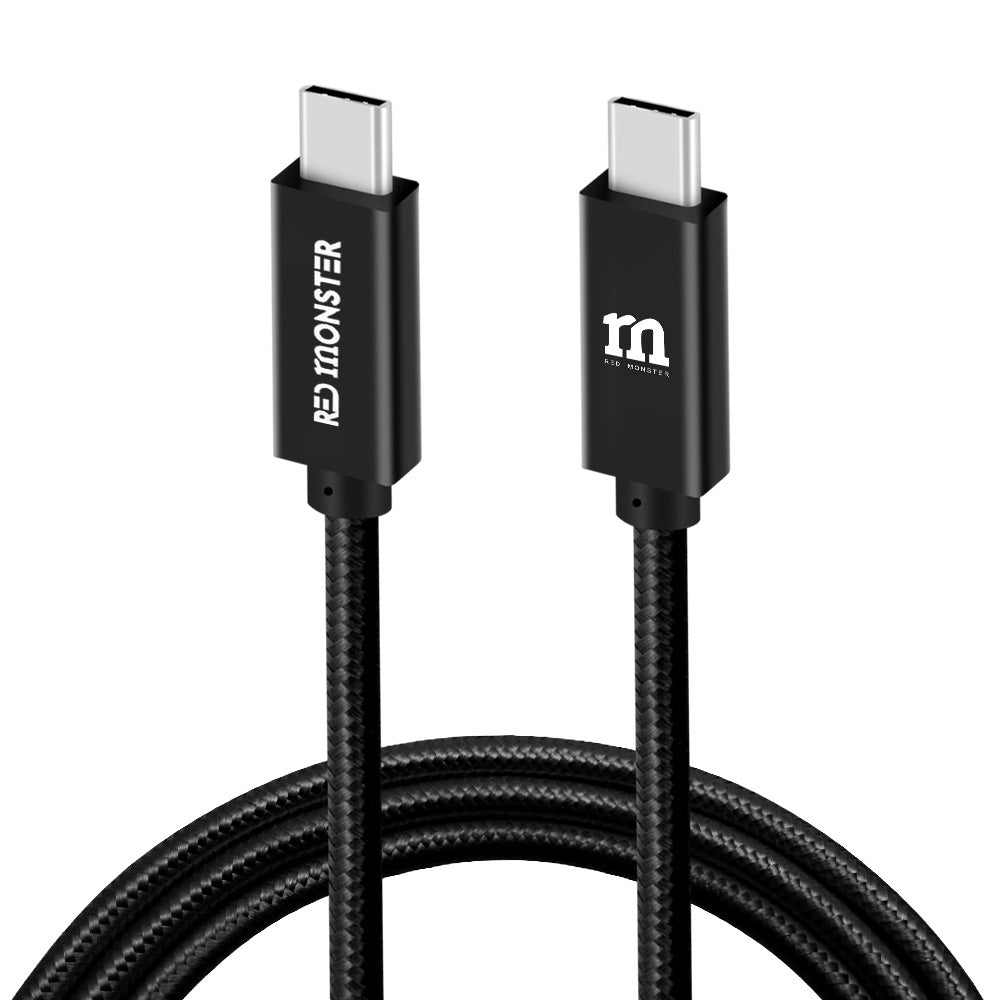 Red Monster Airnergy 8K Thunderbolt 3 USB-C to C 240W 2m Black