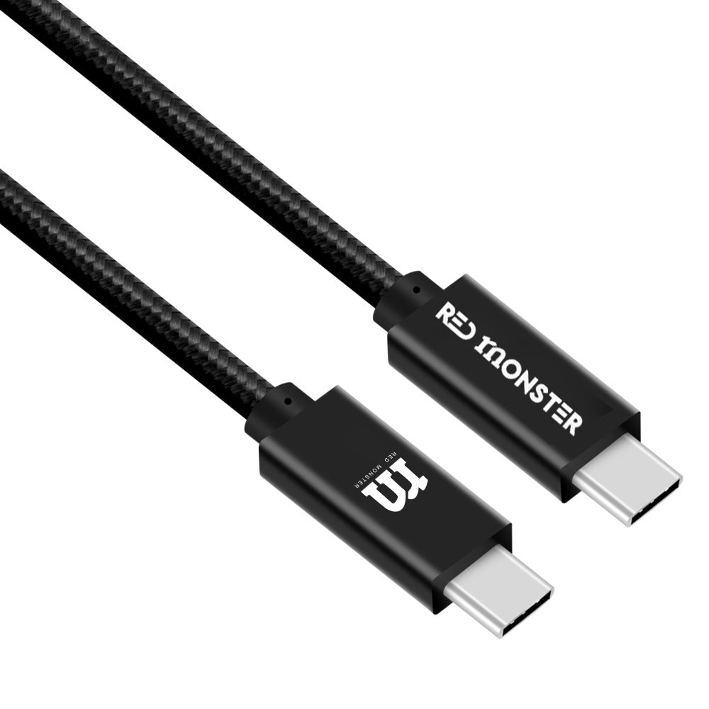 Red Monster Airnergy 8K Thunderbolt 3 USB-C to C 240W 2m Black