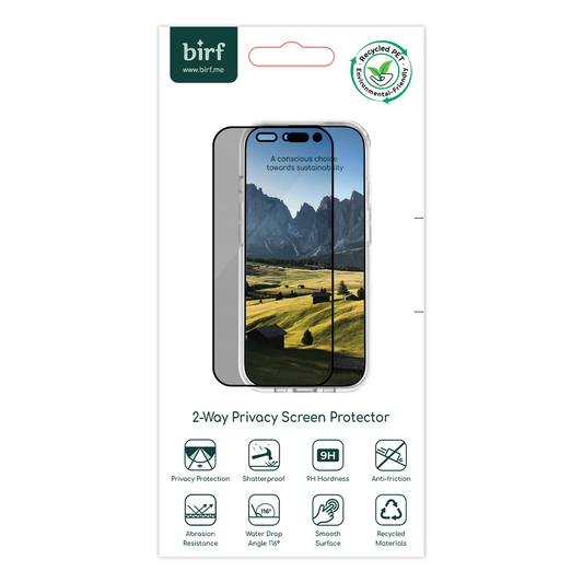 Birf 2-Way Privacy Screen Protector for iPhone 17 Pro Max