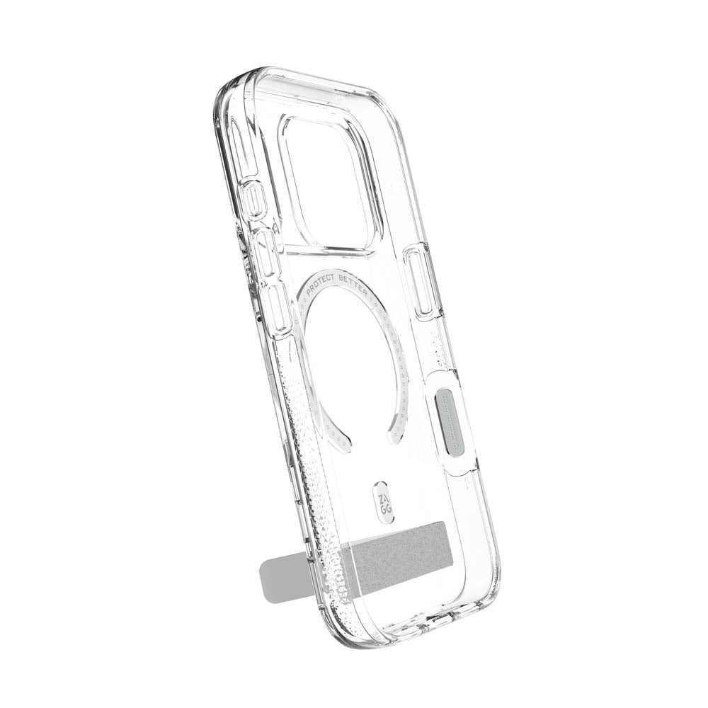 ZAGG Crystal Palace Snap KickStand Case for iPhone 17 Pro - Clear