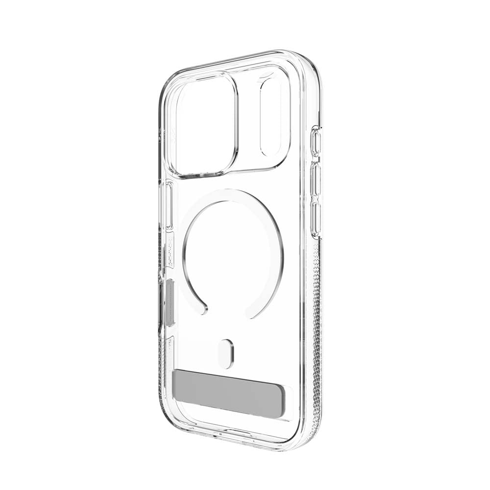 ZAGG Crystal Palace Snap KickStand Case for iPhone 17 Pro - Clear