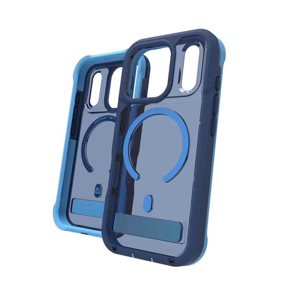 ZAGG Rainier Snap KickStand Case for iPhone 17 Pro - Cobalt Horizon