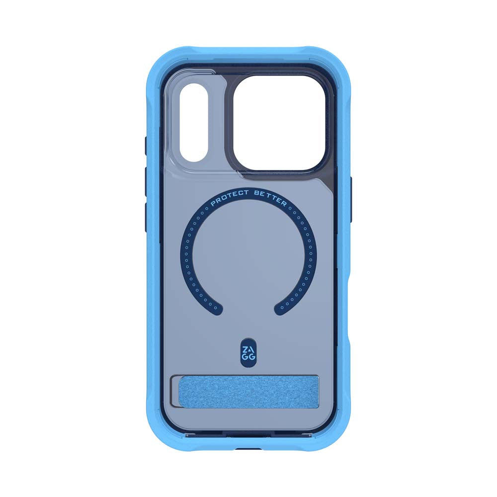 ZAGG Rainier Snap KickStand Case for iPhone 17 Pro - Cobalt Horizon