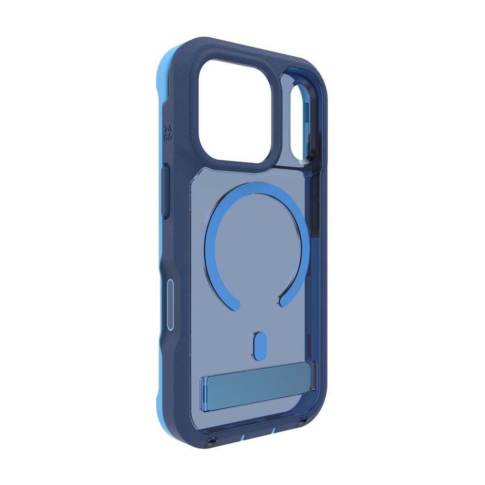 ZAGG Rainier Snap KickStand Case for iPhone 17 Pro - Cobalt Horizon