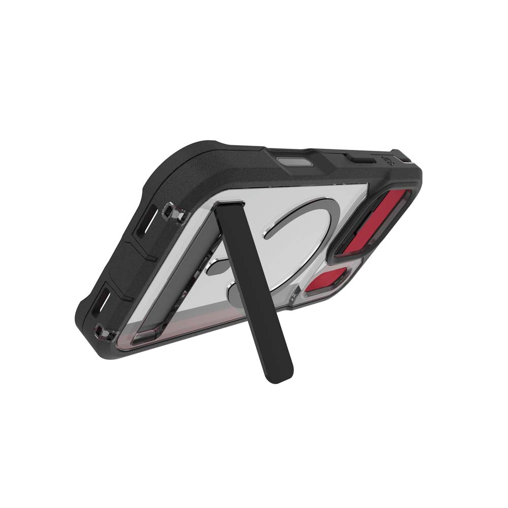 ZAGG Rainier Snap KickStand Case for iPhone 17 Pro - Smoke Black