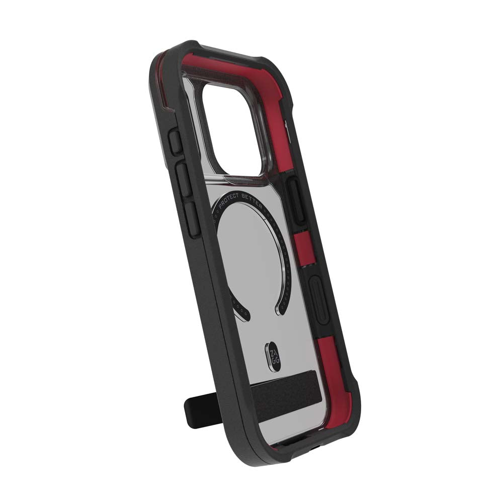 ZAGG Rainier Snap KickStand Case for iPhone 17 Pro - Smoke Black