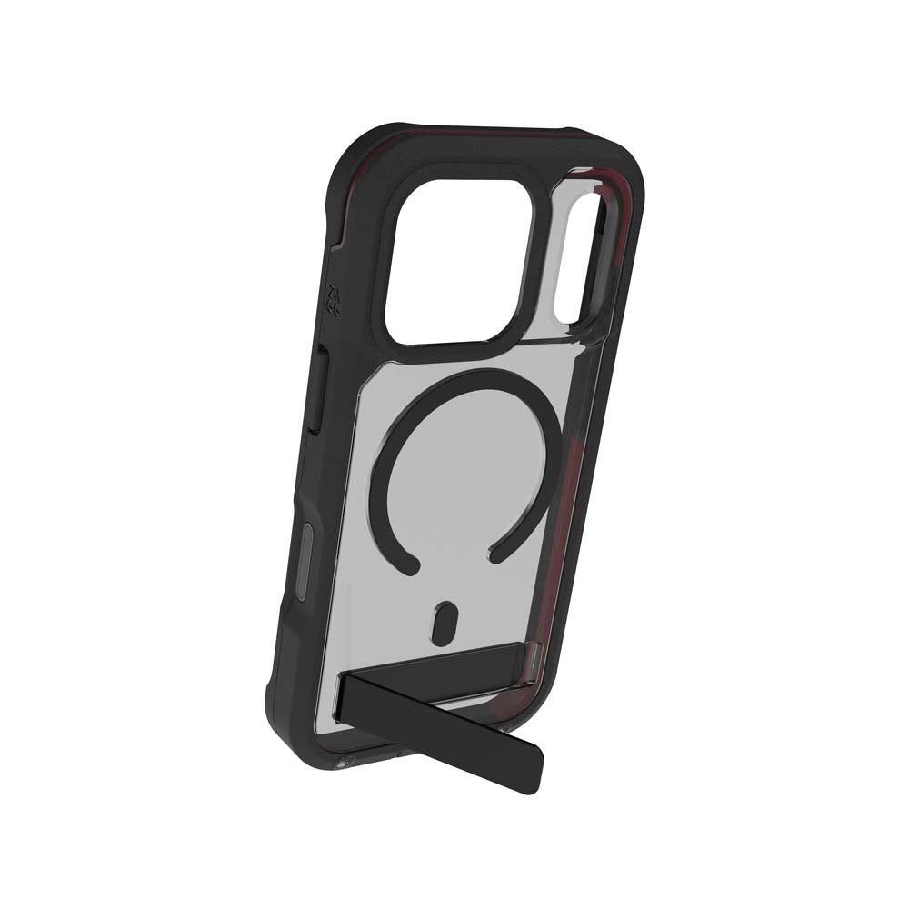 ZAGG Rainier Snap KickStand Case for iPhone 17 Pro - Smoke Black