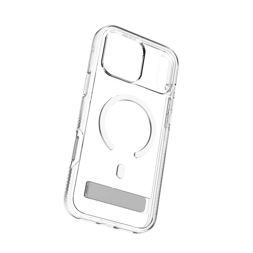 ZAGG Crystal Palace Snap KickStand Case for iPhone 17 Pro Max - Clear