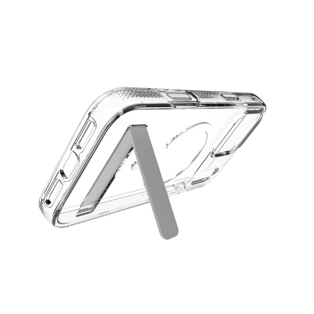 ZAGG Crystal Palace Snap KickStand Case for iPhone 17 Pro Max - Clear