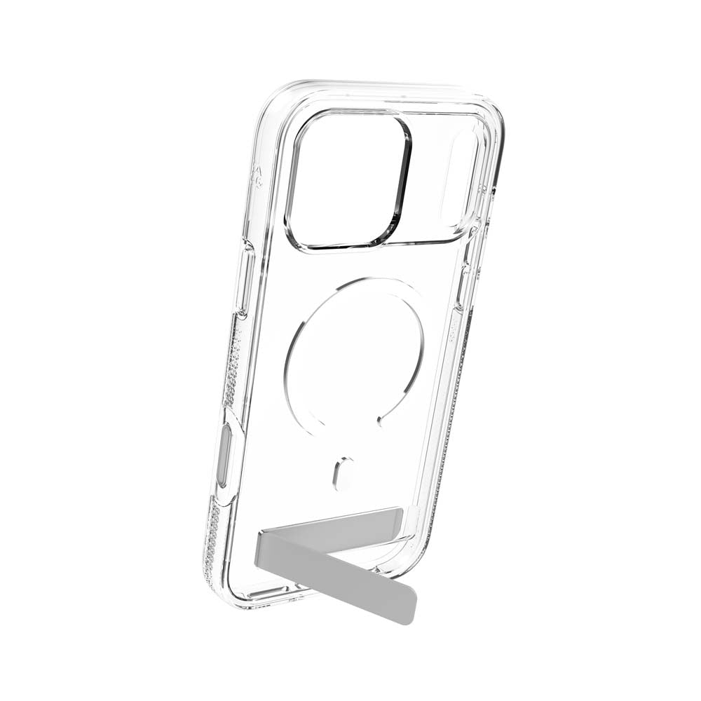 ZAGG Crystal Palace Snap KickStand Case for iPhone 17 Pro Max - Clear