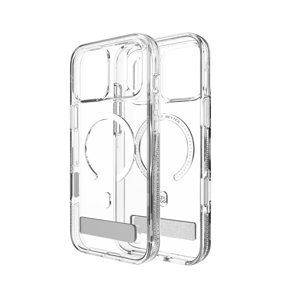 ZAGG Crystal Palace Snap KickStand Case for iPhone 17 Pro Max - Clear