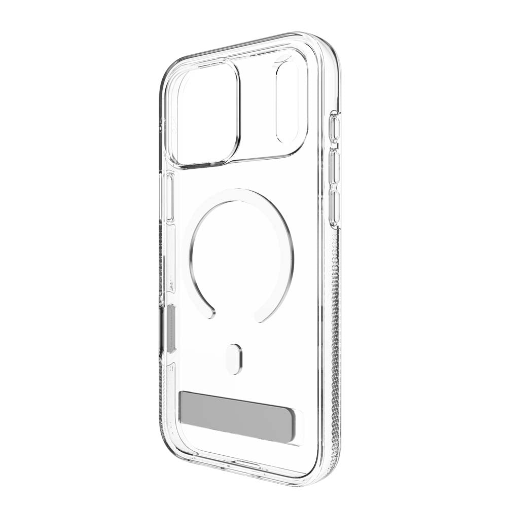 ZAGG Crystal Palace Snap KickStand Case for iPhone 17 Pro Max - Clear